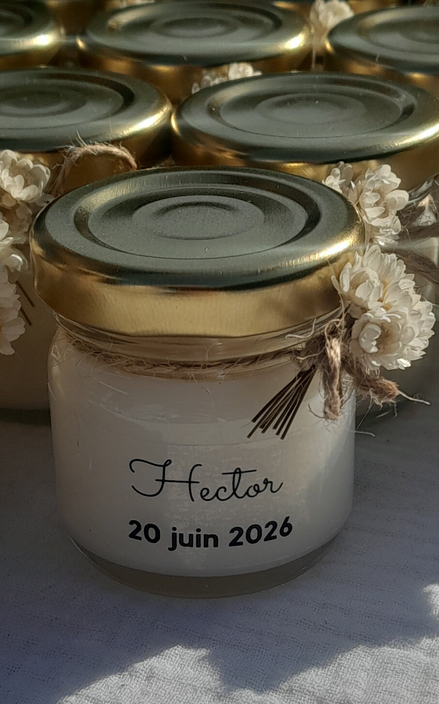 La mini bougie marguerite