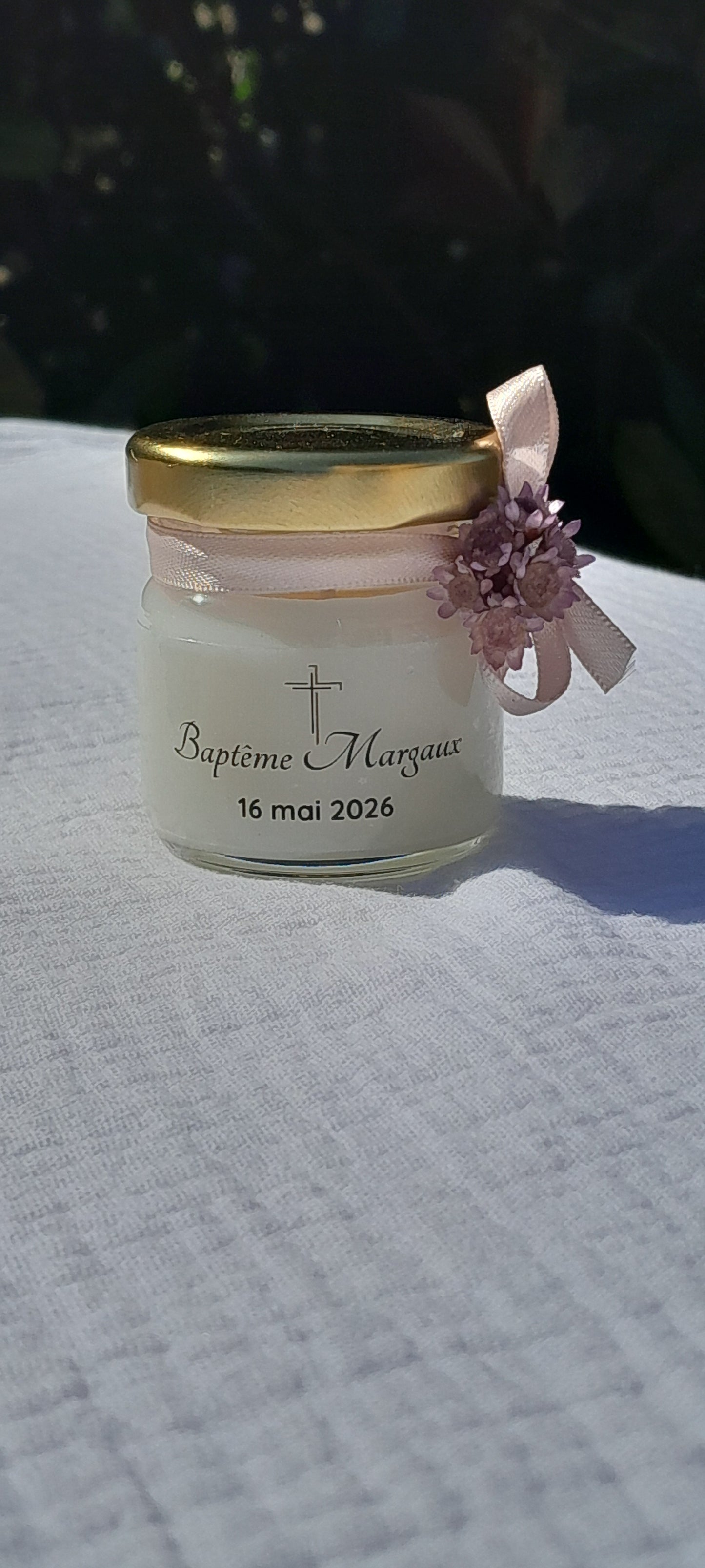 La mini bougie marguerite
