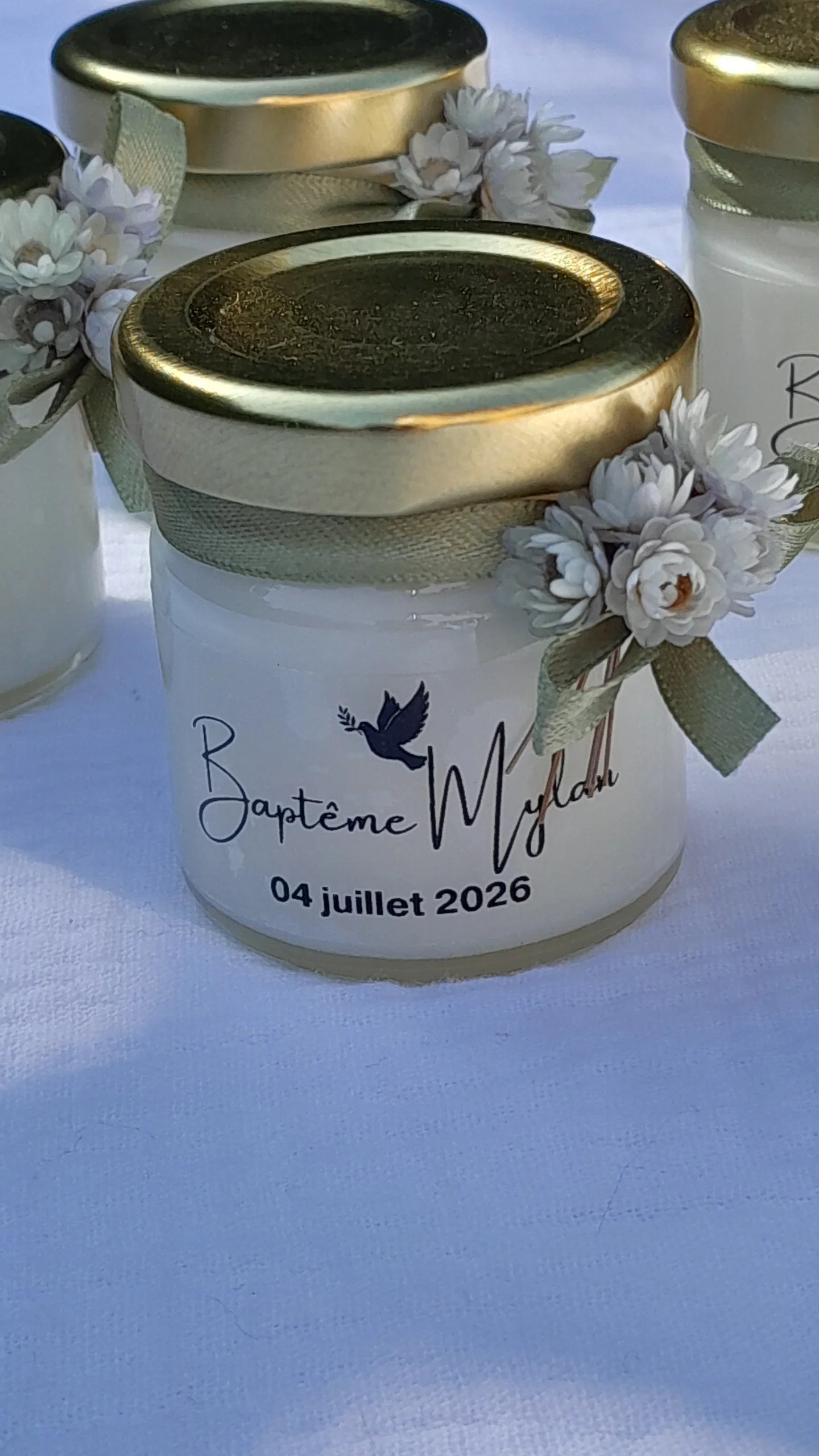 La mini bougie marguerite