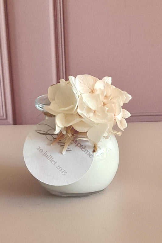 La bougie Hortensia